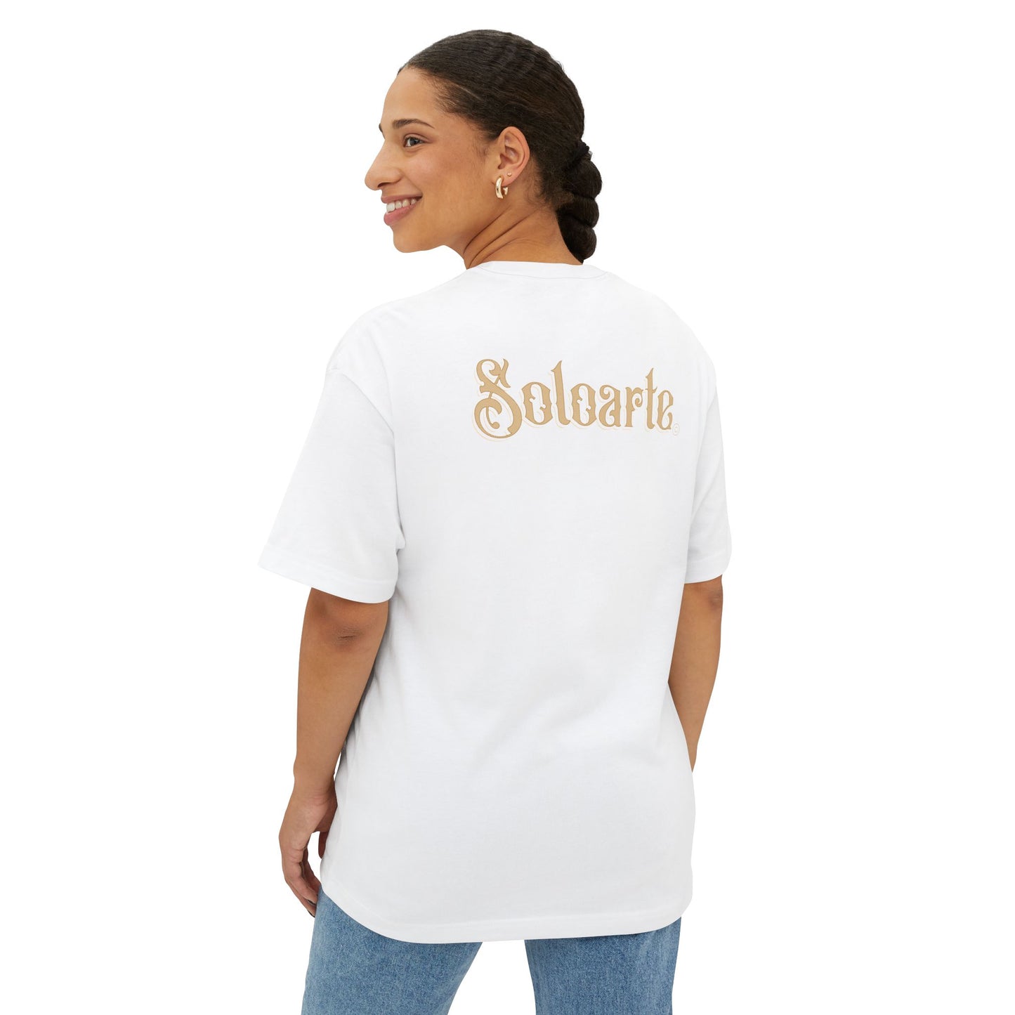 Soloarte Por vida Unisex Oversized Boxy Tee