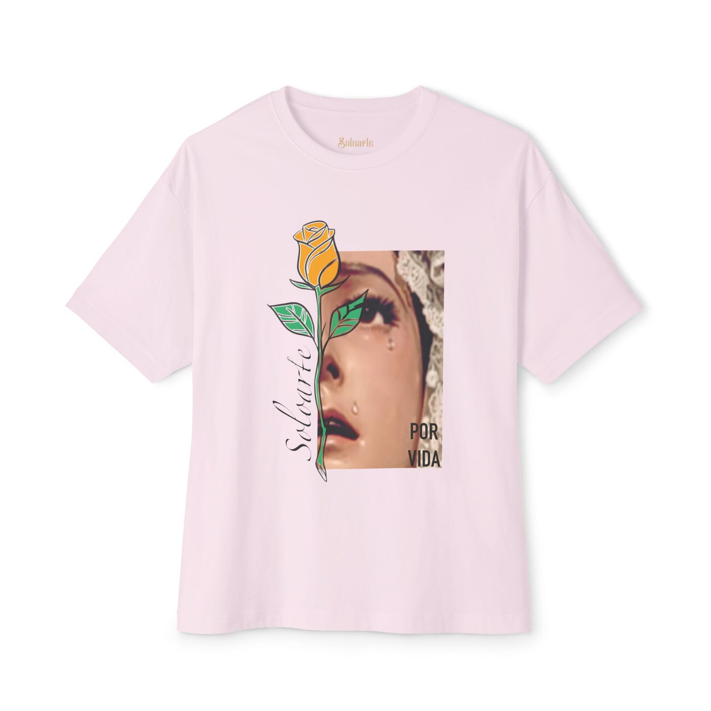 Soloarte Por vida Unisex Oversized Boxy Tee