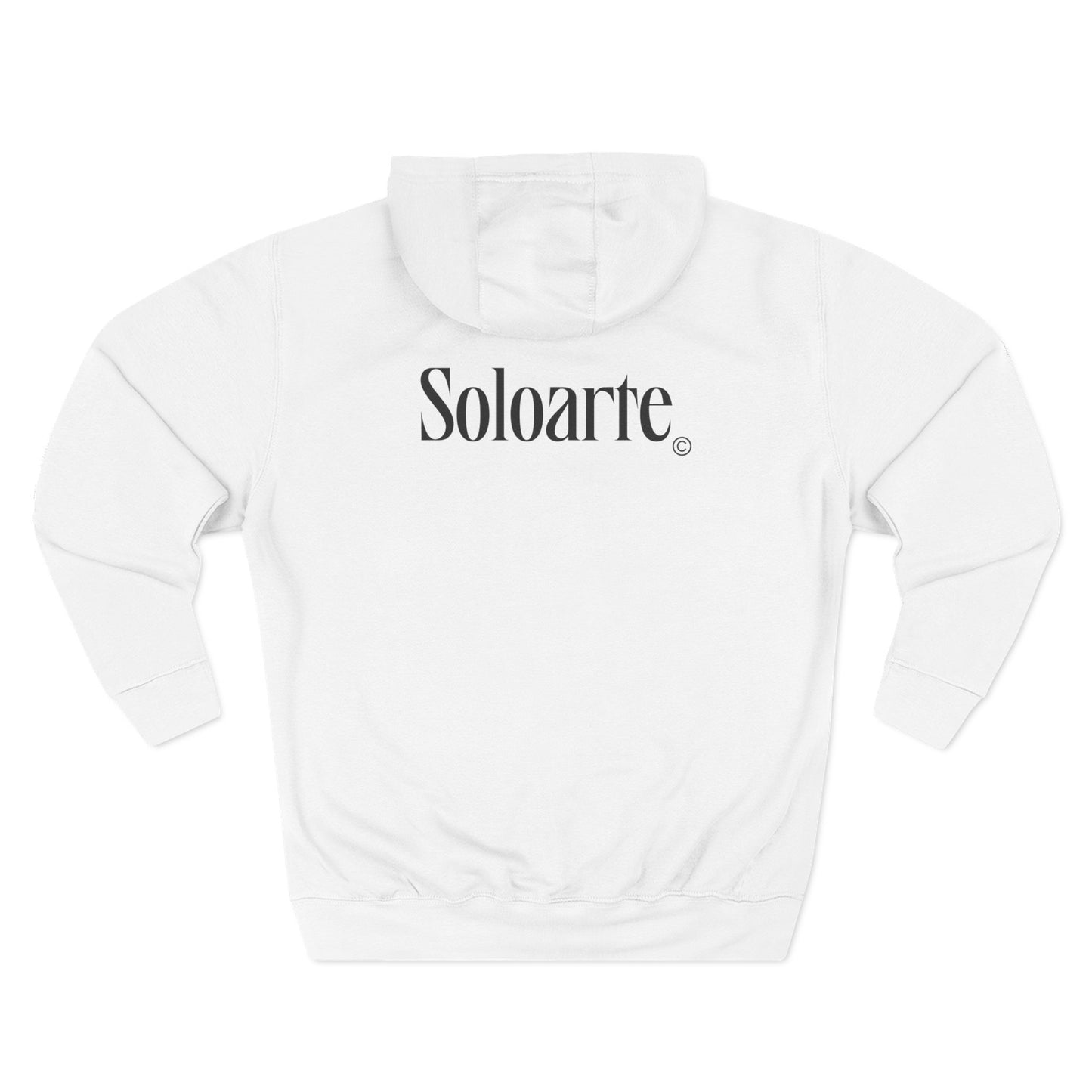 Faith Graphic Hoodie — Minimalist Angel Artwork by Soloarte